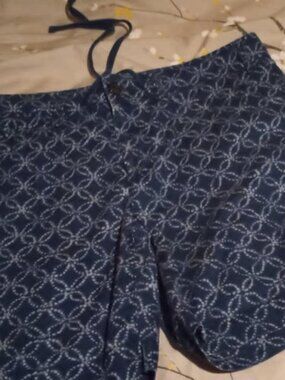 Lauren ralph lauren shorts 100% cotton blue/white 6